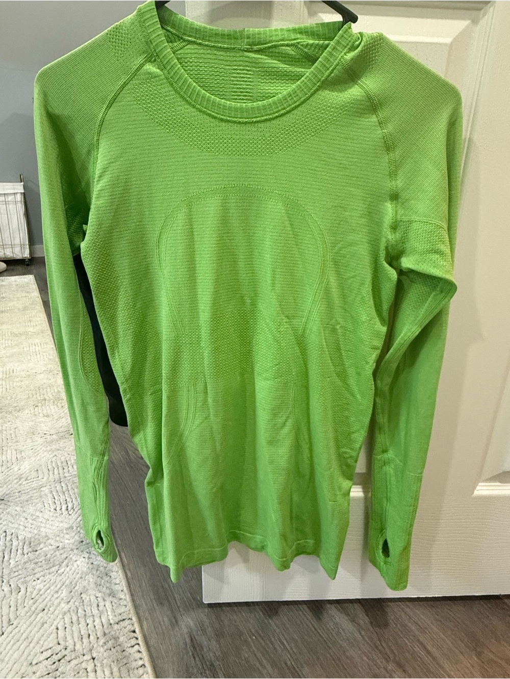 lululemon athletica Long Sleeve Top in Bright Green
